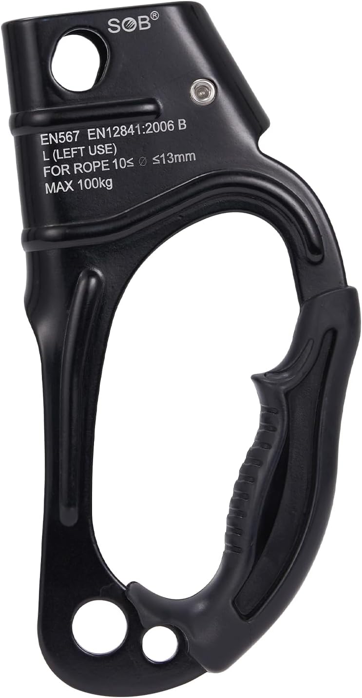 SOB Hand Ascender, Rock Climbing Tree Arborist Rappelling Gear Equipment Rope Clamp for 10~13MM Rope - Image 2